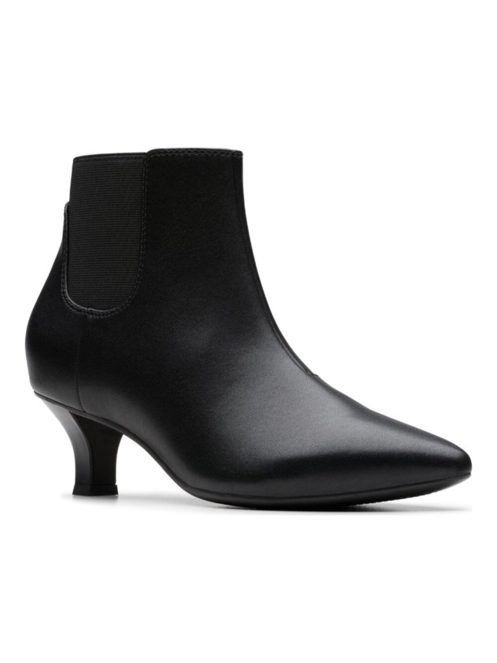 Clarks Kepley Erin Block Heel Ankle Boots Black Size 11 M NWT